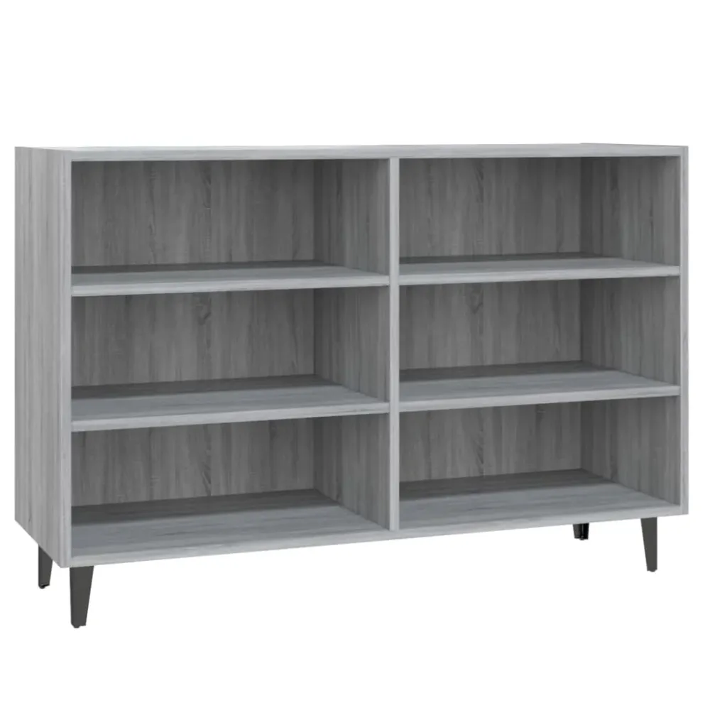 Buffet bahut commode armoire meuble de rangement organisateur cuisine salle de séjour salonsonoma 103,5 x 35 x 70 cm bois...
