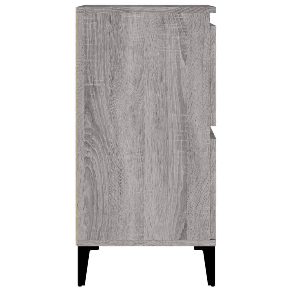 Buffet bahut commode armoire meuble de rangement organisateur cuisine salle de séjour salonsonoma 60 x 35 x 70 cm bois d'i...