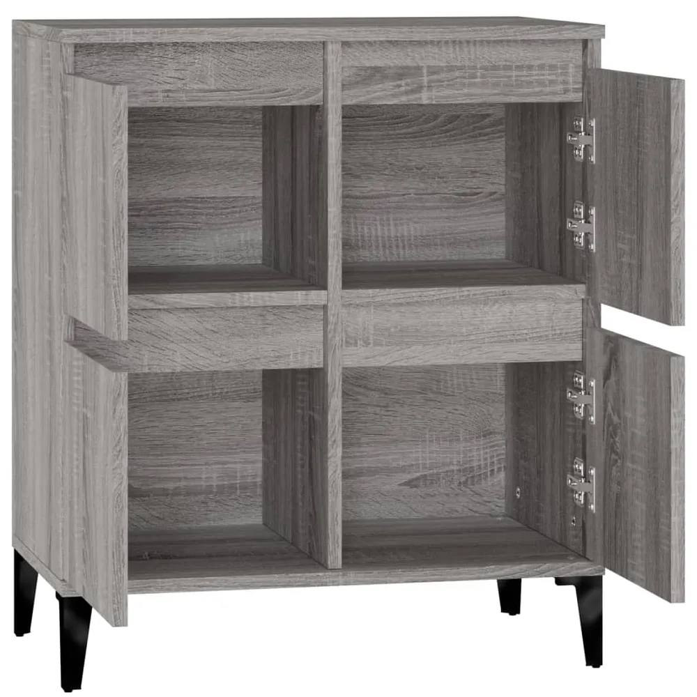 Buffet bahut commode armoire meuble de rangement organisateur cuisine salle de séjour salonsonoma 60 x 35 x 70 cm bois d'i...