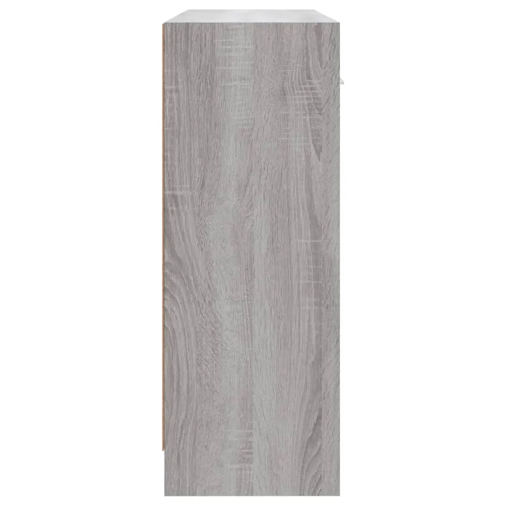 Buffet bahut commode armoire meuble de rangement organisateur cuisine salle de séjour salonsonoma 91 x 28 x 75 cm bois d'i...