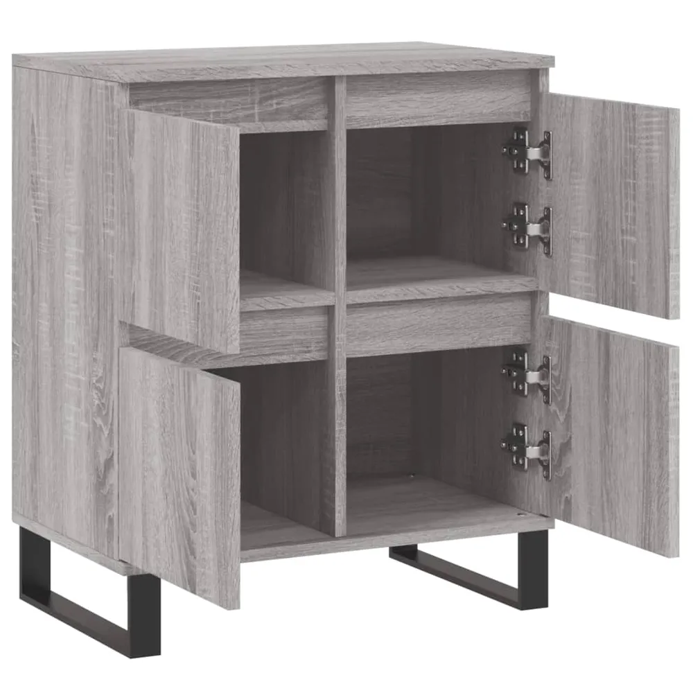 Buffet bahut commode armoire meuble de rangement organisateur cuisine salle de séjour salonsonoma 60 x 35 x 70 cm bois d'i...