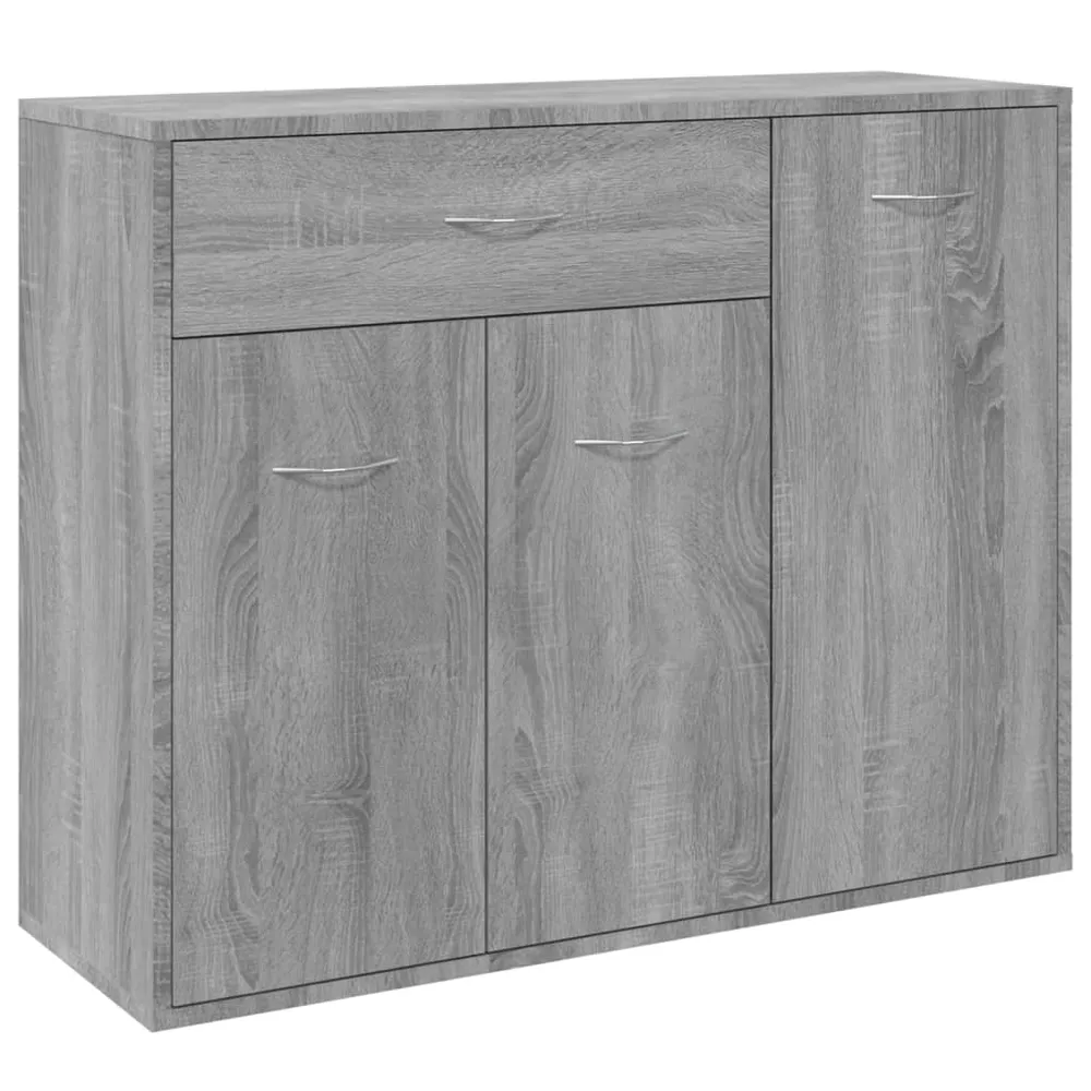 Buffet bahut commode armoire meuble de rangement organisateur cuisine salle de séjour salonsonoma 88 x 30 x 70 cm bois d'i...