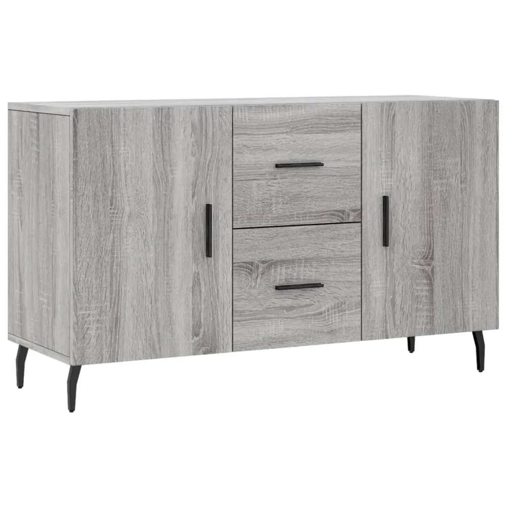Buffet bahut commode armoire meuble de rangement organisateur cuisine salle de séjour salonsonoma 100 x 36 x 60 cm bois d'...
