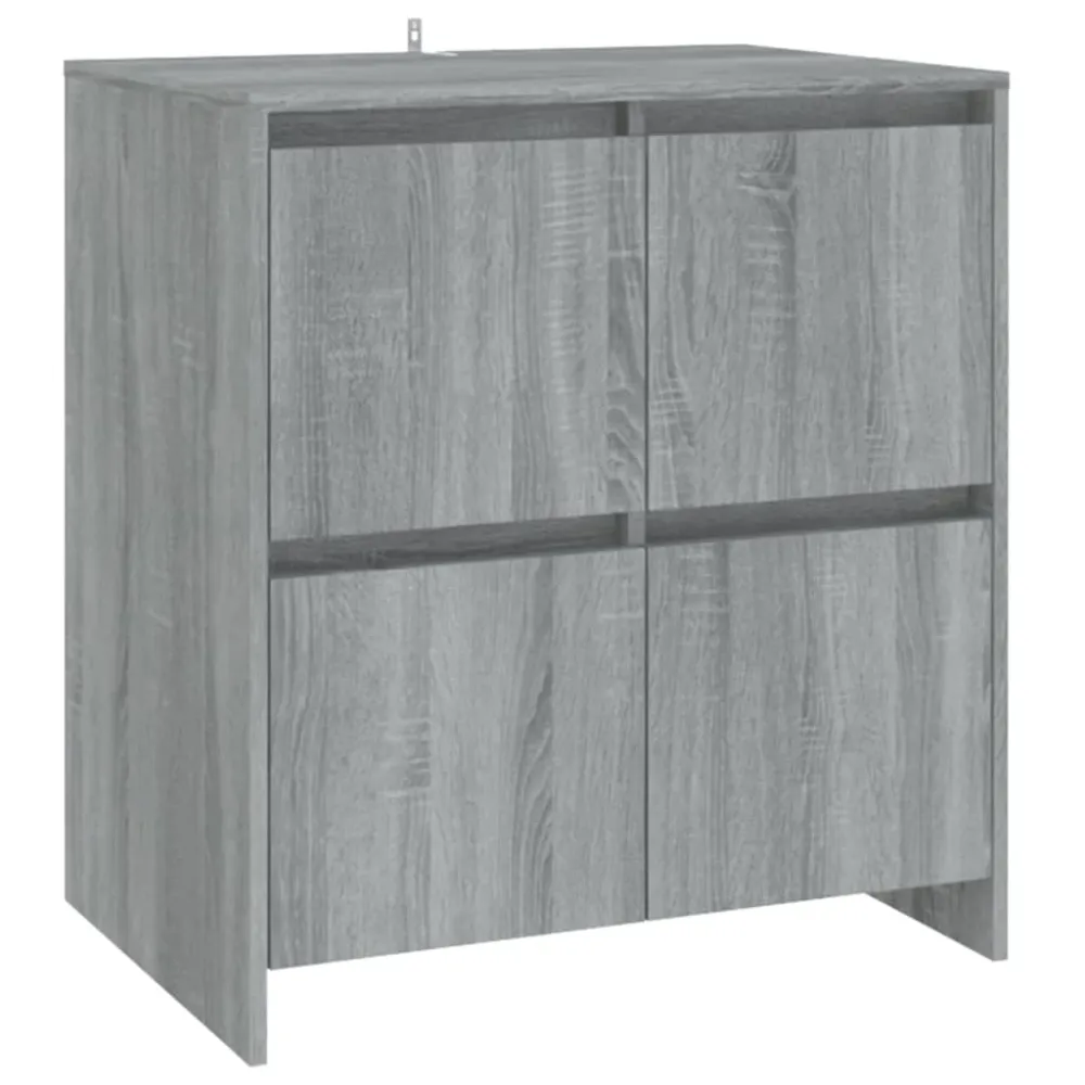 Buffet bahut commode armoire meuble de rangement organisateur cuisine salle de séjour salon sonoma 70 x 41 x 75 cm bois d'...