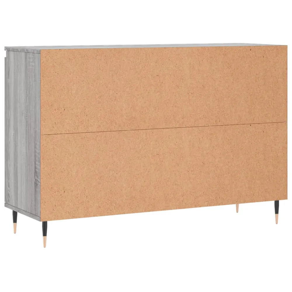 Buffet bahut commode armoire meuble de rangement organisateur cuisine salle de séjour salonsonoma 104 x 35 x 70 cm bois d'...
