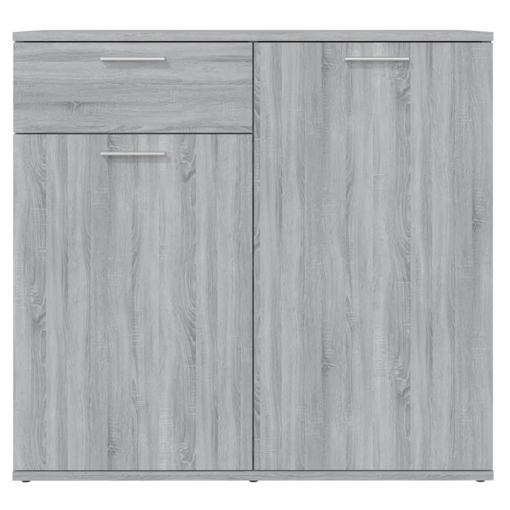 Buffet bahut commode armoire meuble de rangement organisateur cuisine salle de séjour salonsonoma 80 x 36 x 75 cm bois d'i...