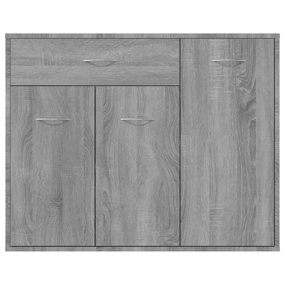 Buffet bahut commode armoire meuble de rangement organisateur cuisine salle de séjour salonsonoma 88 x 30 x 70 cm bois d'i...