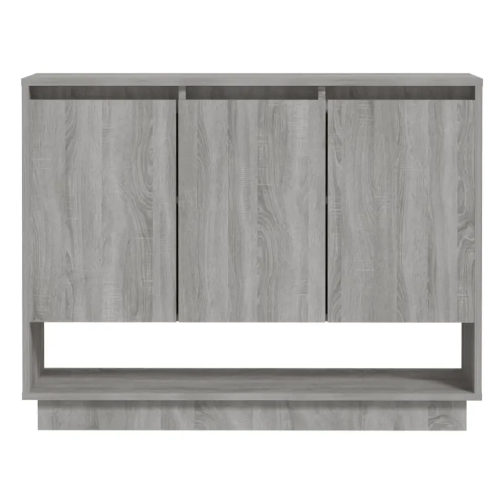Buffet bahut commode armoire meuble de rangement organisateur cuisine salle de séjour salon sonoma 97 x 31 x 75 cm bois d'...