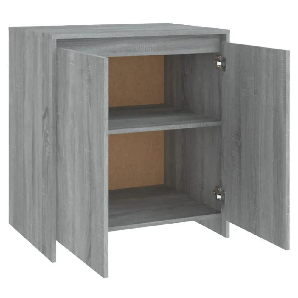 Buffet bahut commode armoire meuble de rangement organisateur cuisine salle de séjour salon sonoma 70 x 41 x 75 cm bois d'...