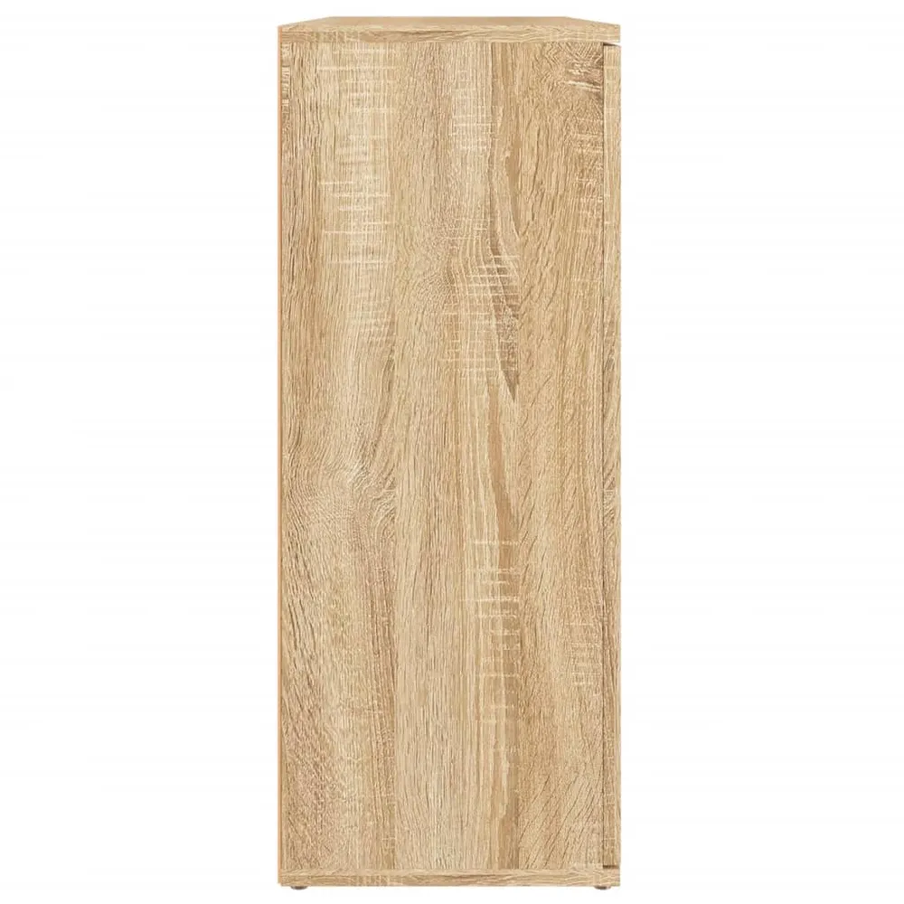 Buffet bahut commode armoire meuble de rangement organisateur cuisine salle de séjour salon sonoma 91 x 29,5 x 75 cm bois...