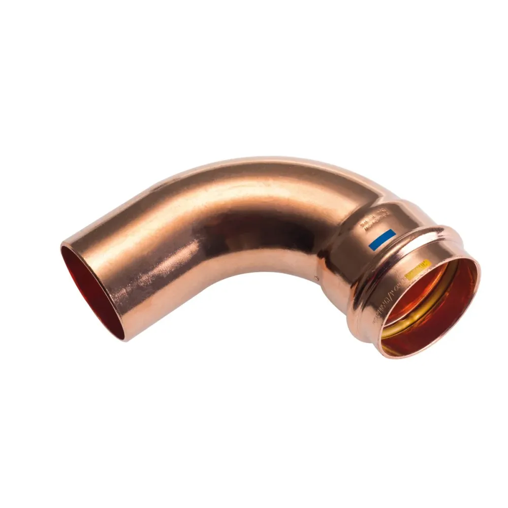Curva 90° Maschio/Femmina Rame Pressare 35 X 35 Mm