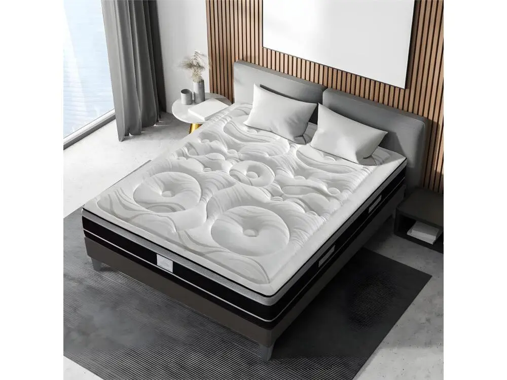 HYPSOM | Matelas DIVIN 90x190 cm | Ressorts ensachés & Mémoire de forme | Soutien Résistant