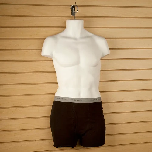 Men's Torso Forms Injection Molded Styrene Econoco MHR26/W