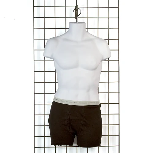 Men's Torso Forms Injection Molded Styrene Econoco MHR26/W