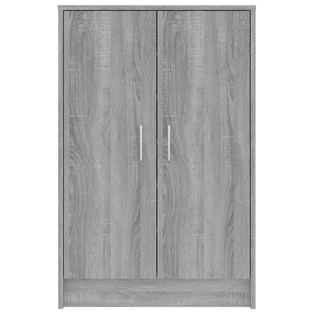 Meuble à chaussures sonoma 60 x 35 x 92 cm bois d'ingénierie gris 02_0043431