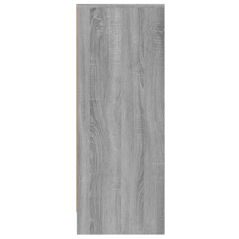 Meuble à chaussures sonoma 60 x 35 x 92 cm bois d'ingénierie gris 02_0043431