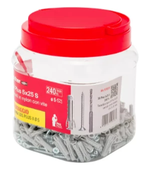SX PLUS 5X25 S CON PUNTA PROPACK 240PZ FISCHER 00570205