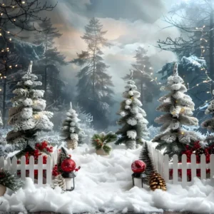 Toile de fond de Noël êt Hivernale Merveilleuse RR7-706