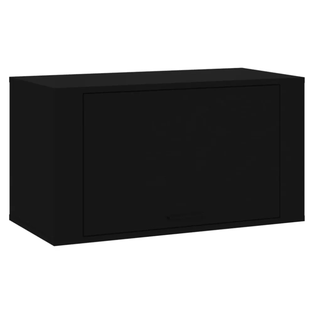 Armoire à chaussures range chaussures rangement meuble entrée couloir salon murale 70 x 35 x 38 cm bois d'ingénierie noir...