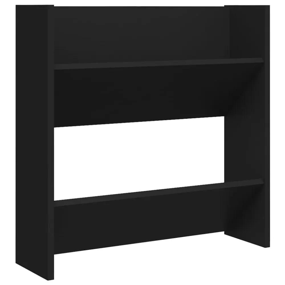 Armoires à chaussures range chaussures rangement meuble entrée couloir salon murales lot de 4 bois d'ingénierie noir 02_00...
