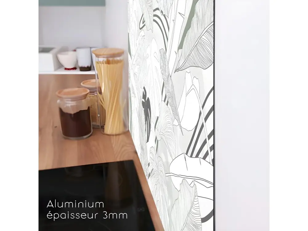 Bandeau ALU lot de 2 L100xH 20cm - Borneo Vert - Aluminium composite