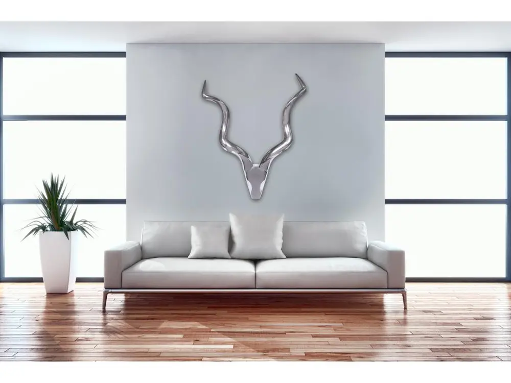 cerf andouiller décoration murale DEER aluminium aluminium antlers andouiller