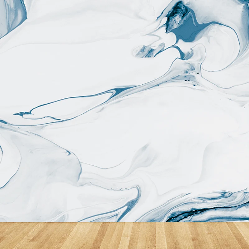 Décalcomanie murale de paysage de ciel moderne, revêtement mural de salle à manger de couleur pastel, adapté