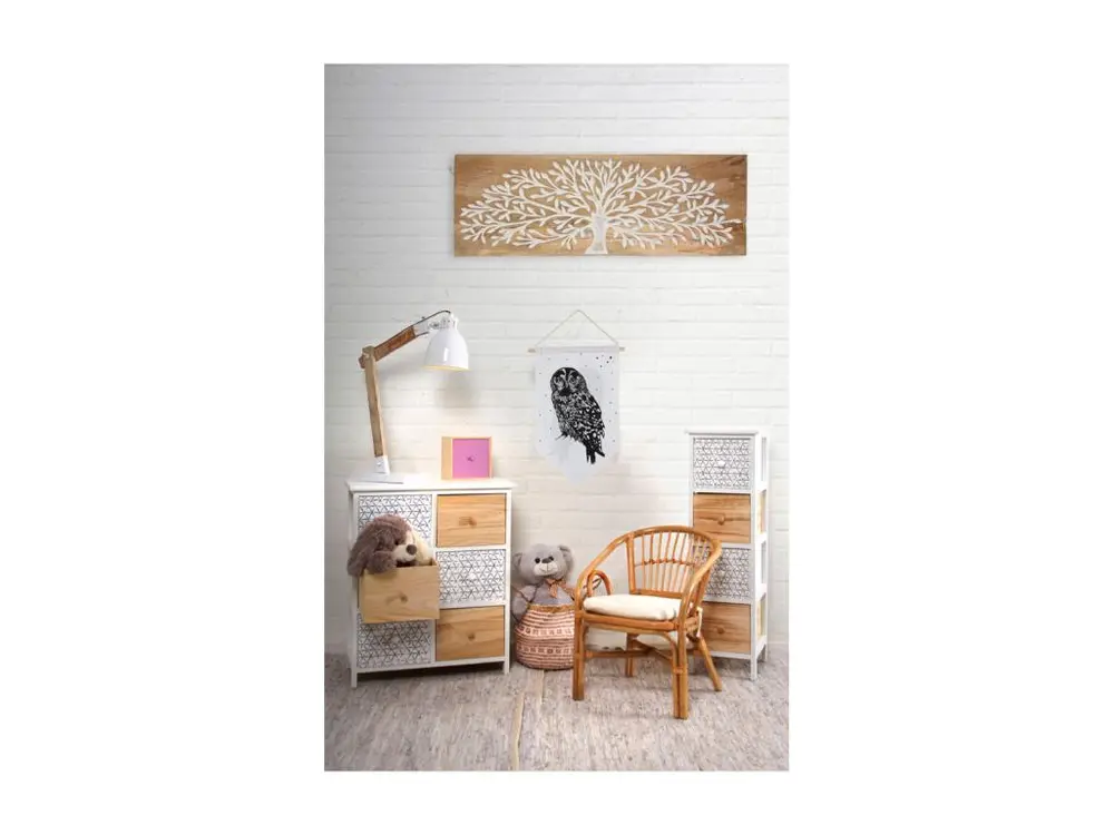 Décoration murale en coton Chouette