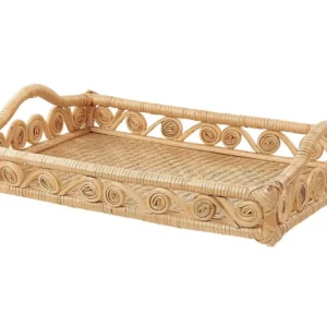 Decoratief dienblad rotan CALAYAN