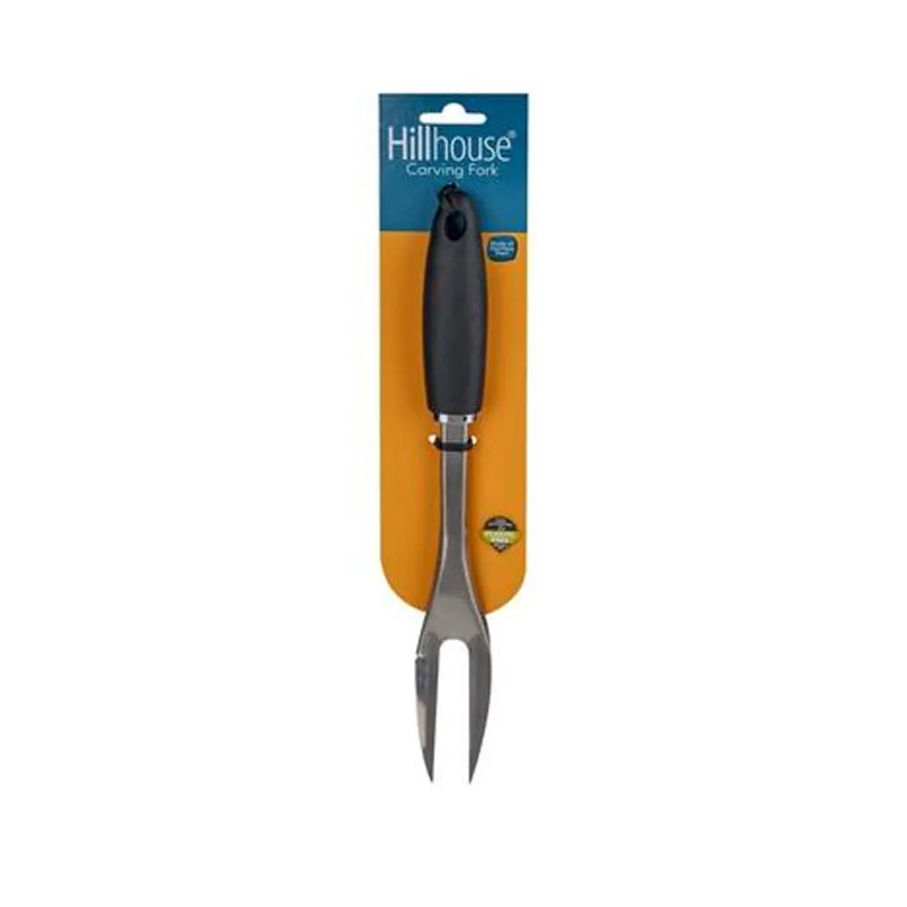 Hillhouse Stainless Steel Carving Fork Argenté en Matériaux biodégradables