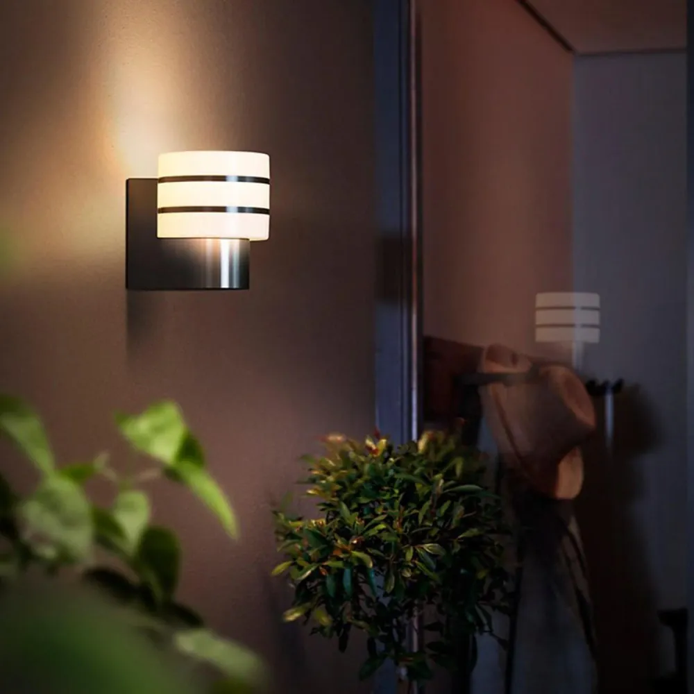 Lampe murale blanche Tuar 9W PHILIPS avec éclairage LED Hue