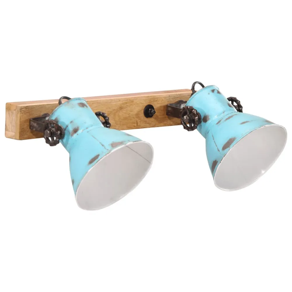 Lampe murale 25 W bleu délavé 45x25 cm E27