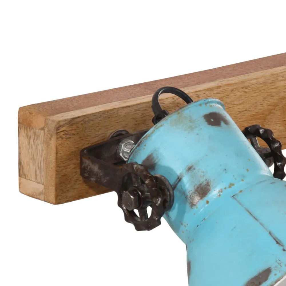 Lampe murale 25 W bleu délavé 45x25 cm E27