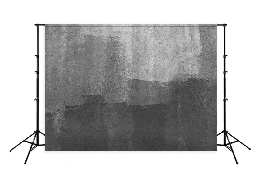 Toile de fond abstraite d'art mural blanc noir pour la photographie D67