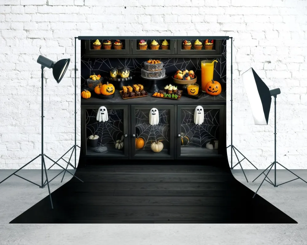 Toile de fond Sweep Halloween Mur Table à Desserts Fête Halloween MRR8-49