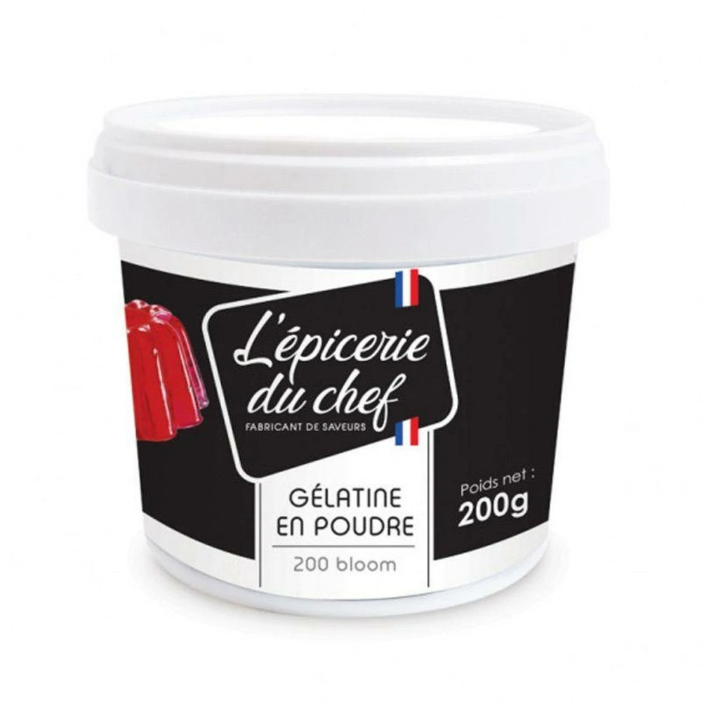 Gélatine en poudre 200 g Compatible avec les classeurs A4