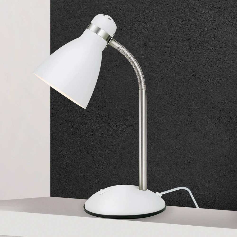 Lampe de bureau School, blanche - Lot Économique