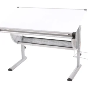 Organisateur de Bureau d'écolier Preston, blanc