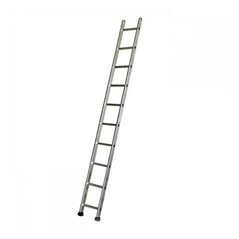 Echelle simple ESCALUX V16003 en alu L290 cm, 10 échelons, H373cm