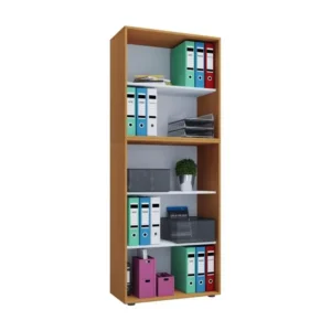 Lona XXL Étagère de bureau avec 3 compartiments décoratifs en hêtre.