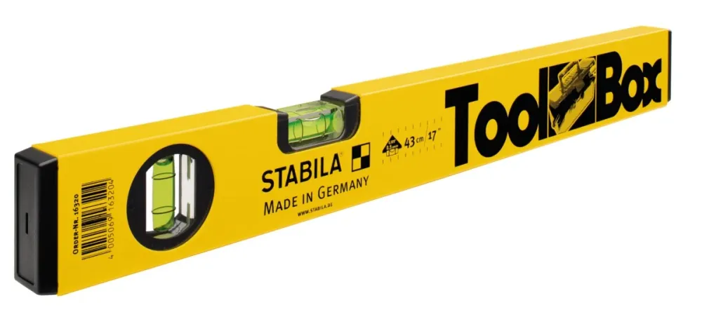 Niveaux à bulle TOOLBOX, 43 cm STABILA 16320