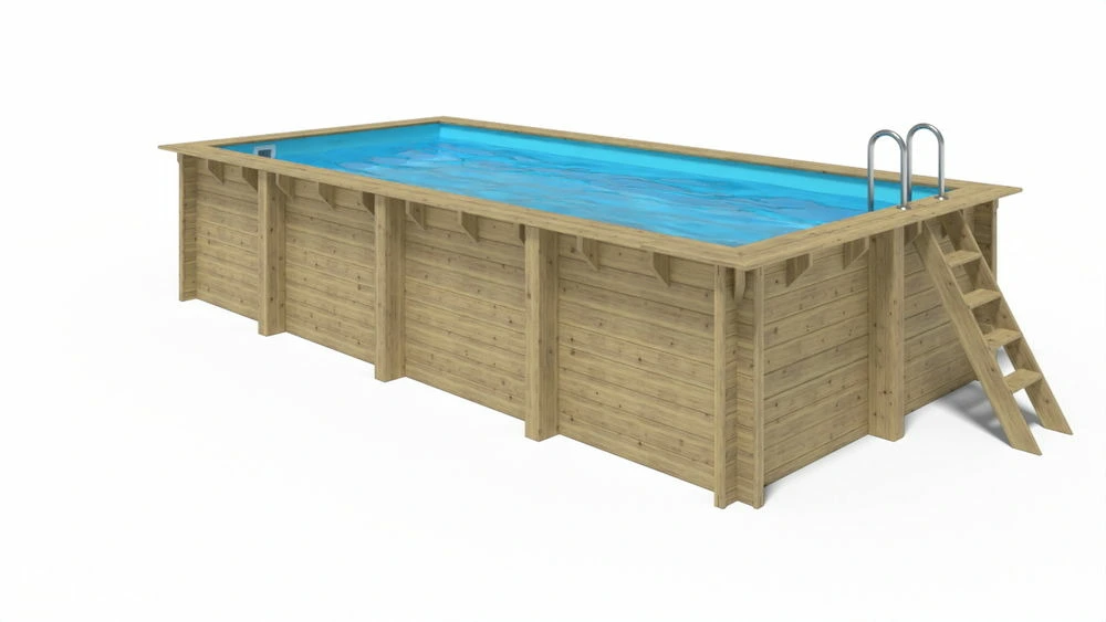 Piscine rectangulaire elly - 6,20 x 3,20 x h. 1,31