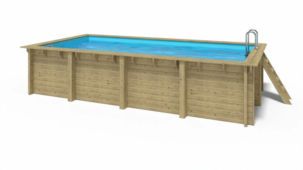 Piscine rectangulaire elly - 6,20 x 3,20 x h. 1,31