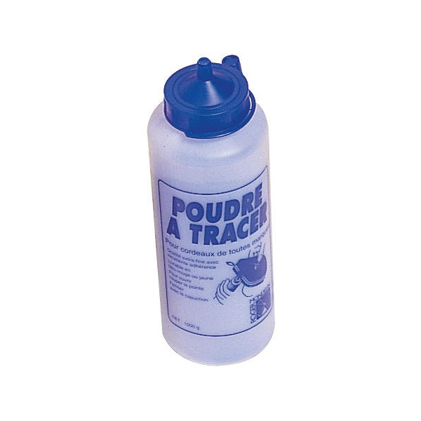 Poudre à tracer rouge en biberon de 1kg - MONDELIN