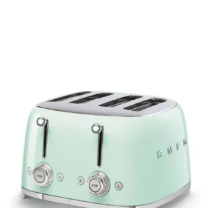 Smeg Retro 2000W 4 Slice Square Toaster - Vert olive