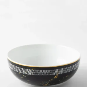 Jenna Clifford Serengeti Cereal Bowl 15cm - Noir jais & White