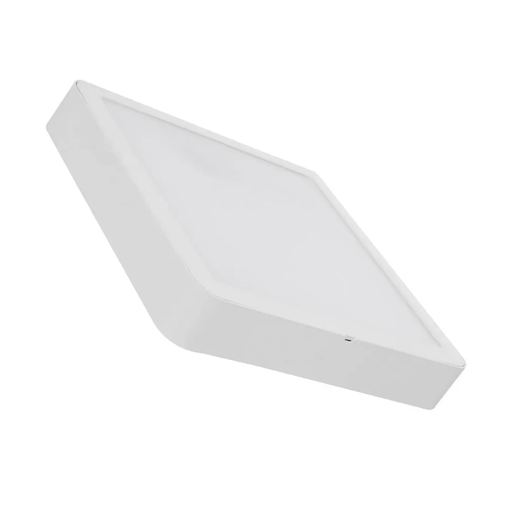Lustre LED carré 18W dimensions 225x225 mm