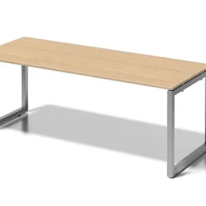 Bureau Bisley Cito structure en O hauteur fixe 730 mm H 19 x L 2000 x P 800 mm érable/argent DOF2008MP355 obtenir à bas pr...