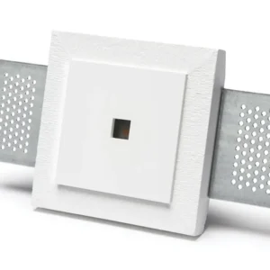 FARETTO DA INCASSO PLAFONE 9010 2W 24VCC 3000K BIANCO FORO QUADRATO