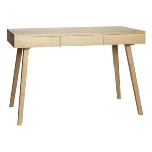 Bureau en placage de chêne net Tripple Hübsch - 120cm